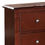Thumbnail: ACME Selma Nightstand With 2 Drawers Storage In Brown Finish
