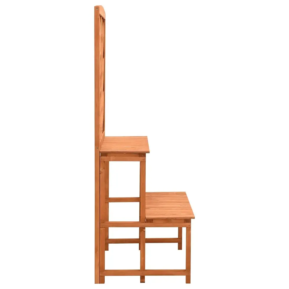 Thumbnail: Plant Stand with Trellis Orange 27.6"x16.5"x47.2" Solid Firwood