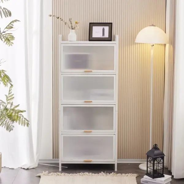 Thumbnail: 5-Layer Multifunctional Storage Cabinet with Cabinet Door