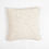 Thumbnail: Solid Neutral Cotton Cushion Cover with Pom-Pom Border