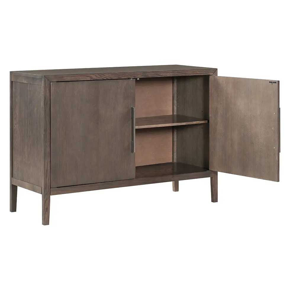 Thumbnail: U-Style Storage Cabinet with 2 Metal handles and 2 Doors
