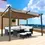 Thumbnail: 13x10 Ft Outdoor Patio Retractable Pergola With Canopy