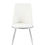 Thumbnail: ACME Weizor Side Chair (Set-2), White PU & Chrome