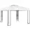 Thumbnail: Gazebo with Double Roof 9.8'x9.8' White