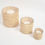 Thumbnail: Earthy Glass & Cane Candle Holders (Set of 3)