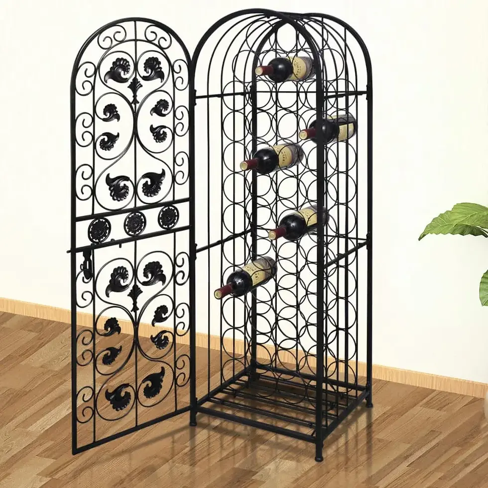 Thumbnail: Wine Rack for 45 Bottles Metal
