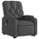 Thumbnail: Stand up Massage Recliner Chair Dark Gray Fabric