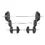 Thumbnail: Barbell and Dumbbell Set 198.4 lb