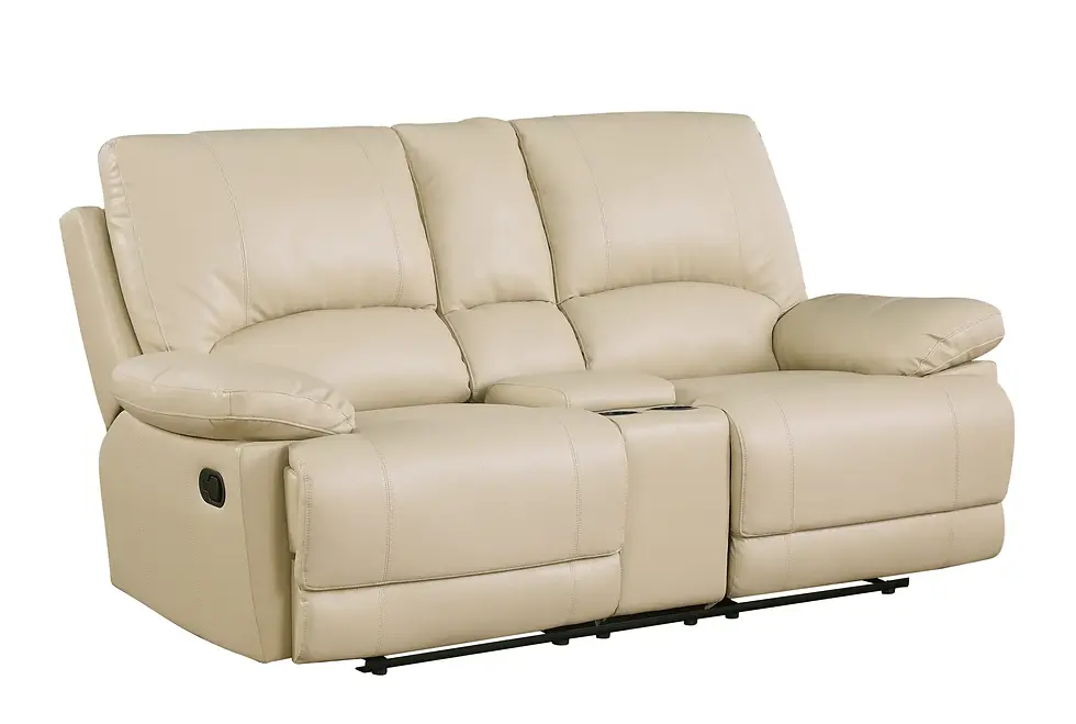 Thumbnail: Global United Leather-Air Reclining Sofa