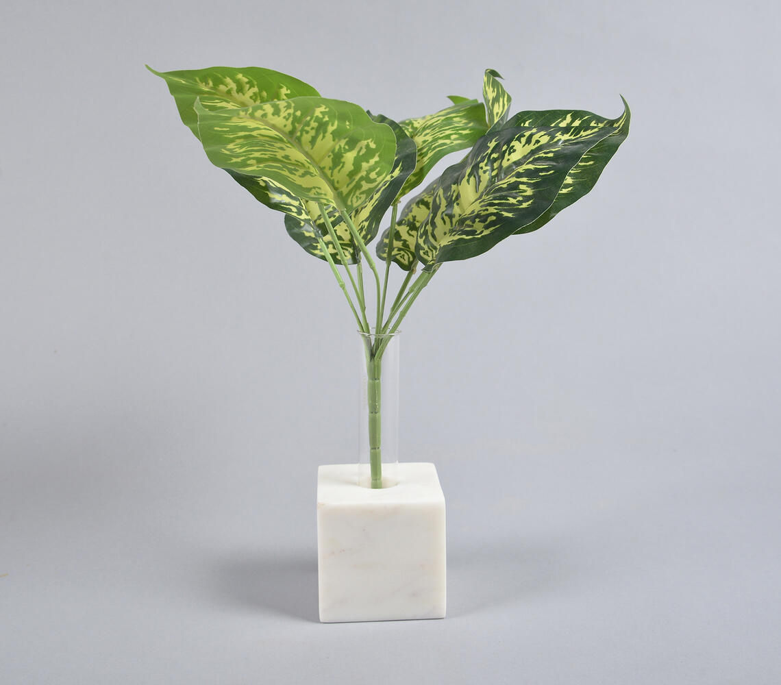 Classic Marble & Glass Test Tube Planter