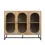 Thumbnail: Storage Cabinet with Glass Door, Walnut