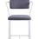 Thumbnail: ACME Cargo Counter Height Chair (Set-2), Gray Fabric & White (2Pc/1Ctn) 77887