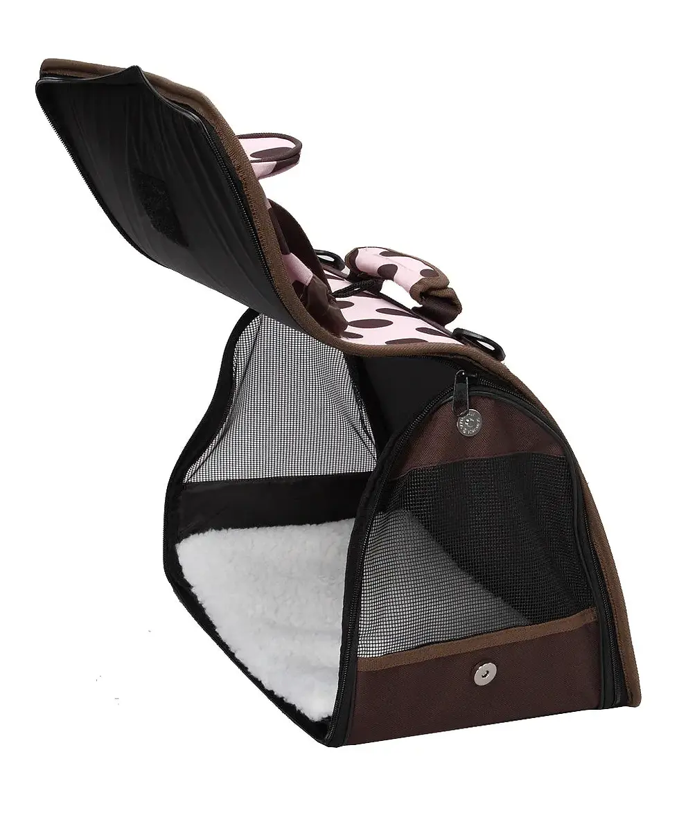Thumbnail: Airline Approved Folding Zippered Casual Pet Carrier