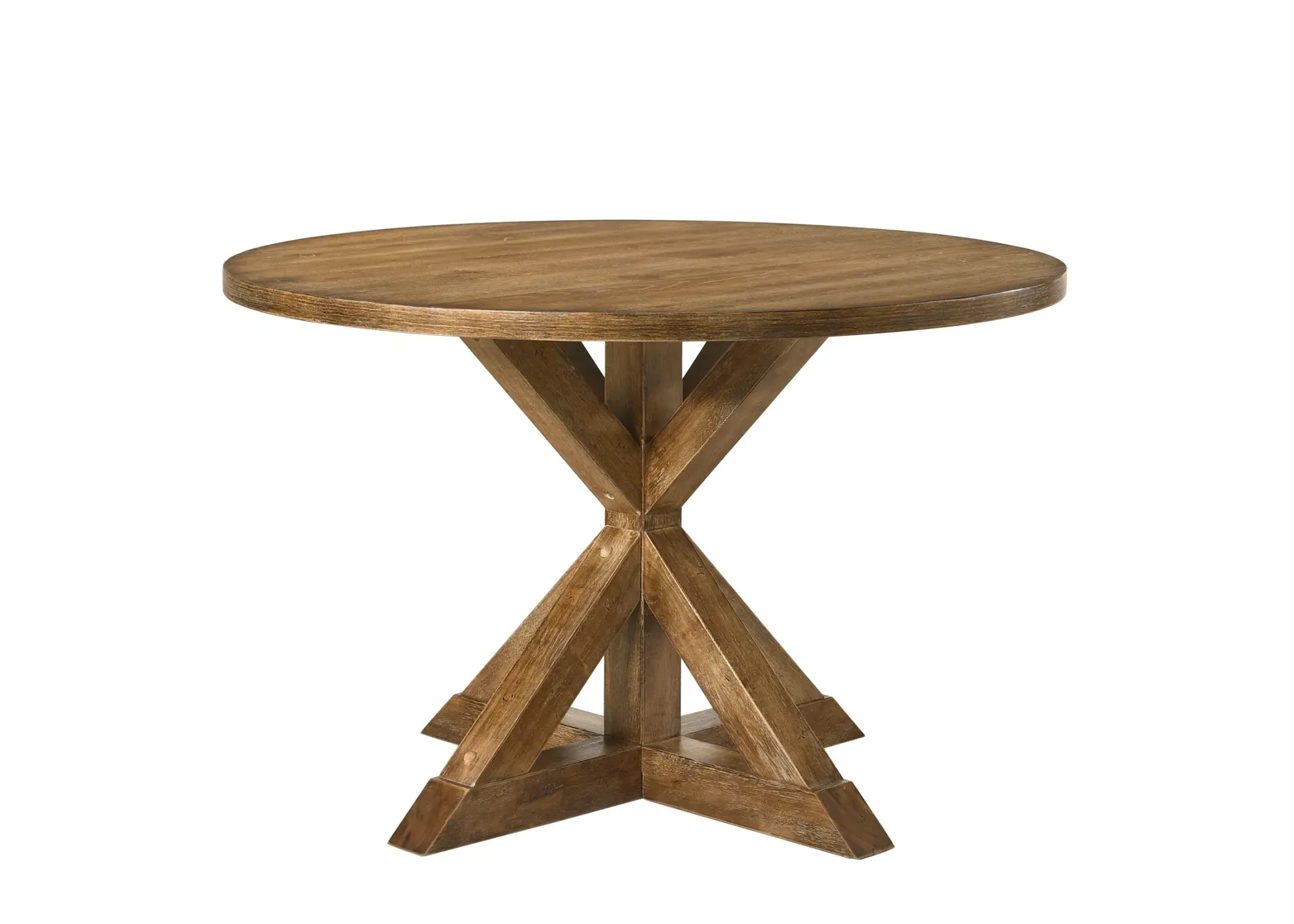 ACME Wallace II Dining Table; Weathered Oak