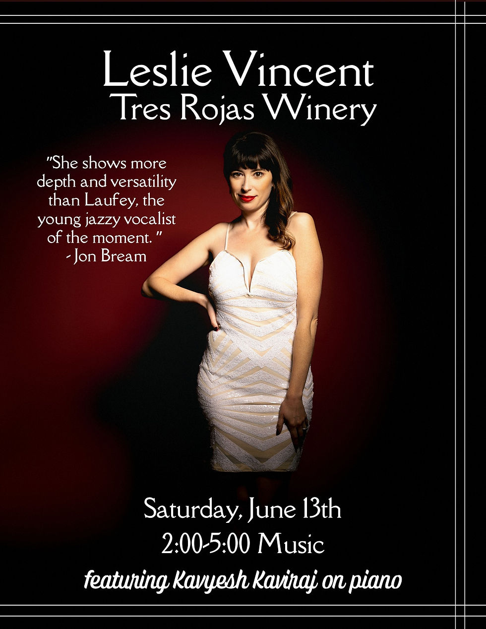 Saturday Music Uncorked with Leslie Vincent