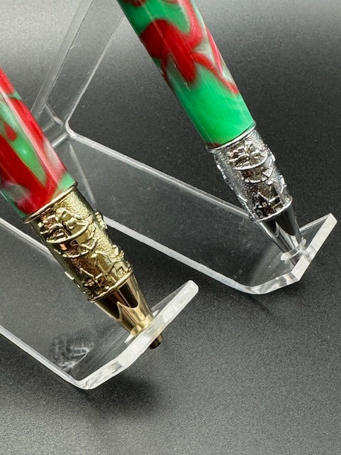 Thumbnail: Christmas in Chrome or Gold with "Appletini" Acrylic