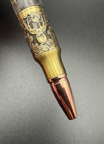 Thumbnail: Deer Hunter In Antique Brass with Mountain Camo
