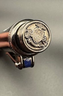 Thumbnail: Police in Gun Metal with Thin Blue Line Acrylic