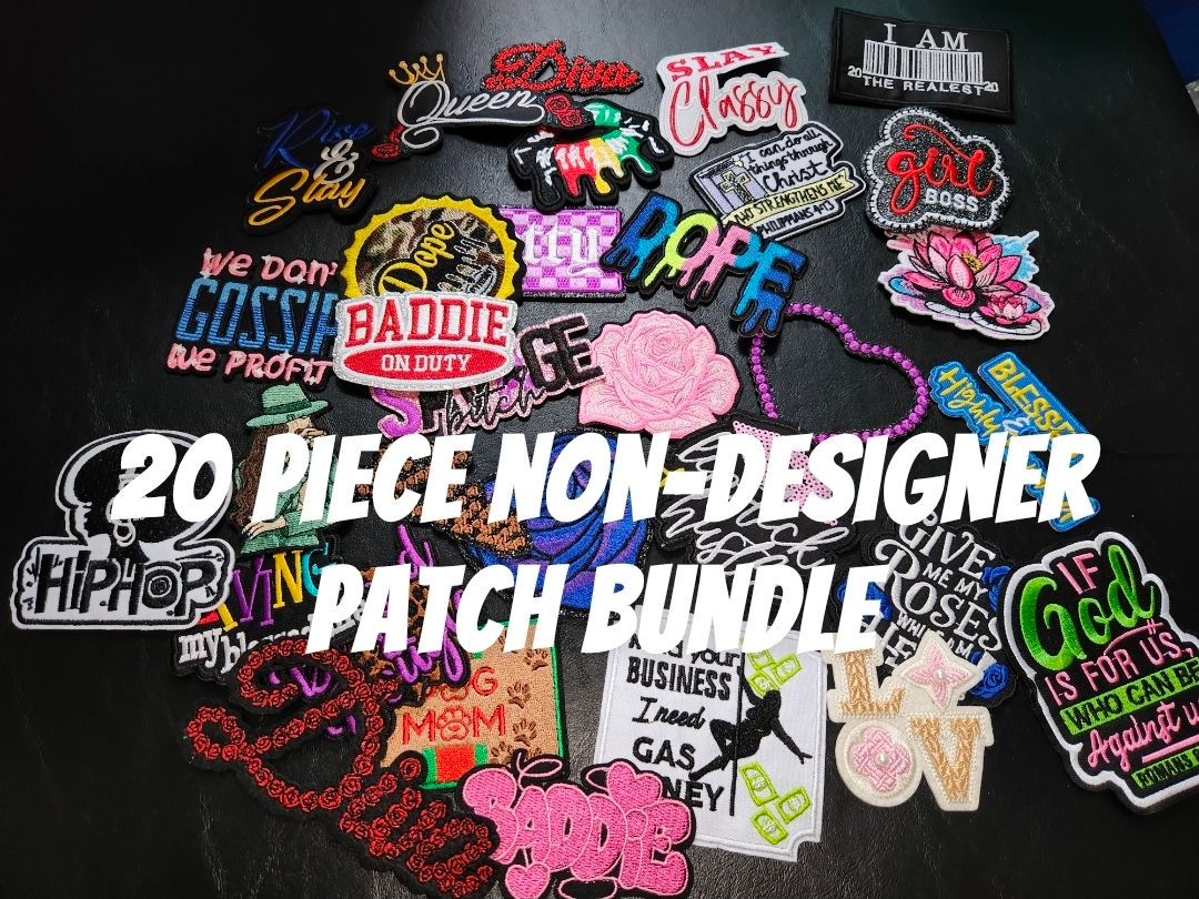 20 Randomly Selected Non Designer Patches