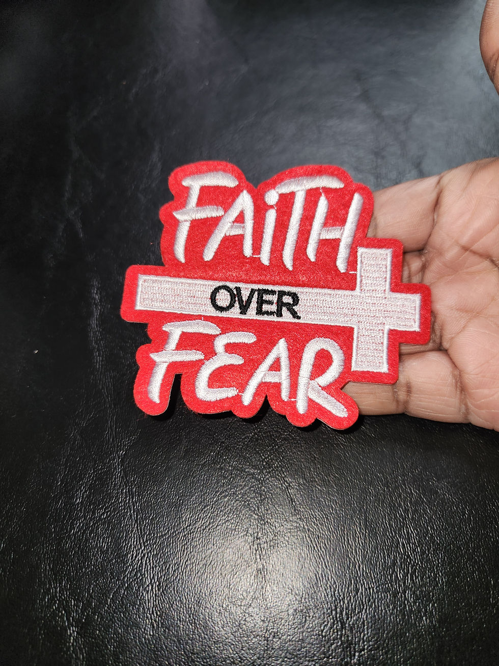 Thumbnail: Faith over Fear Small and Medium Patch