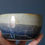 Thumbnail: Hand thrown stoneware pottery small bowl in reactive glaze
