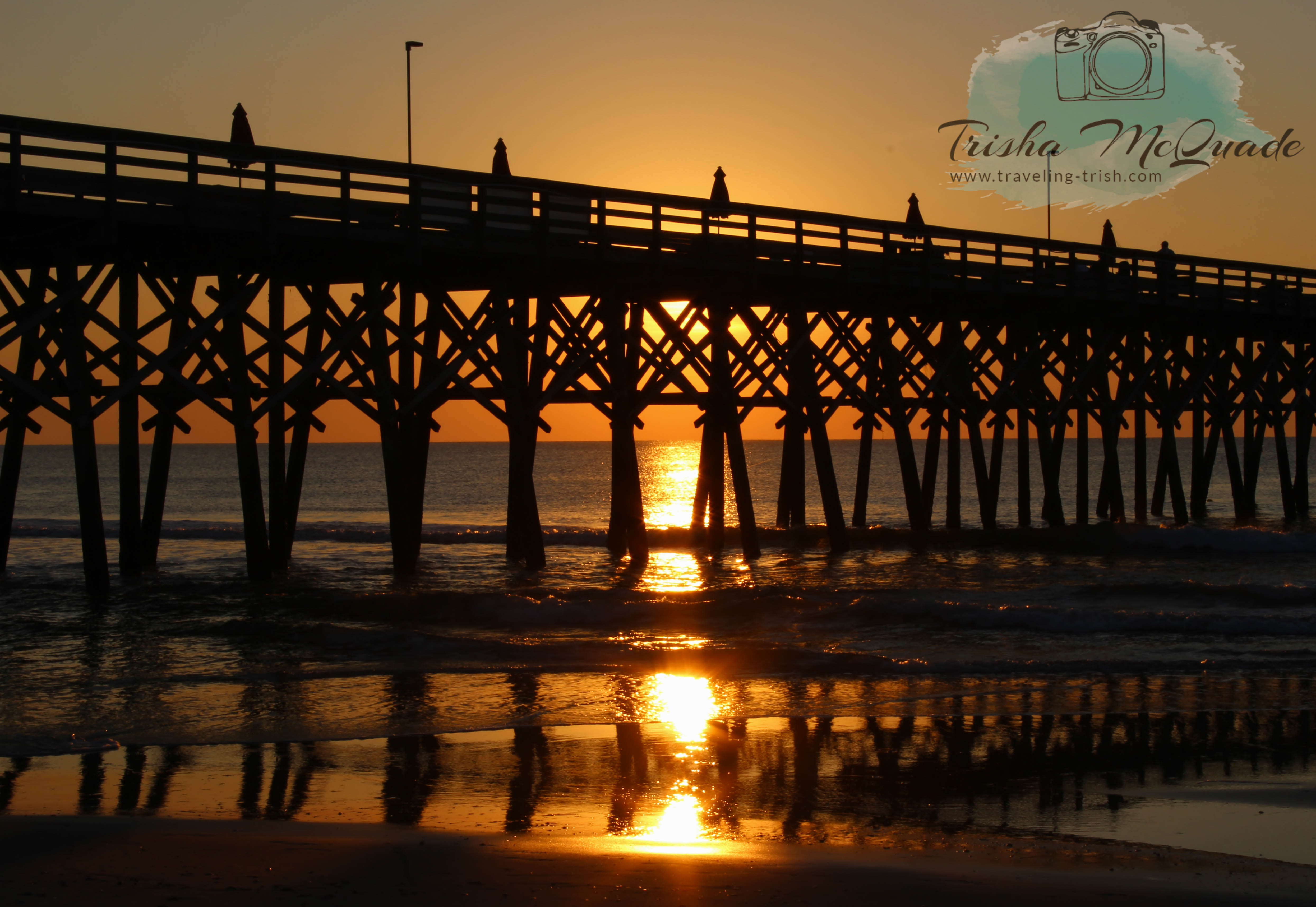 Orange Pier Sunrise