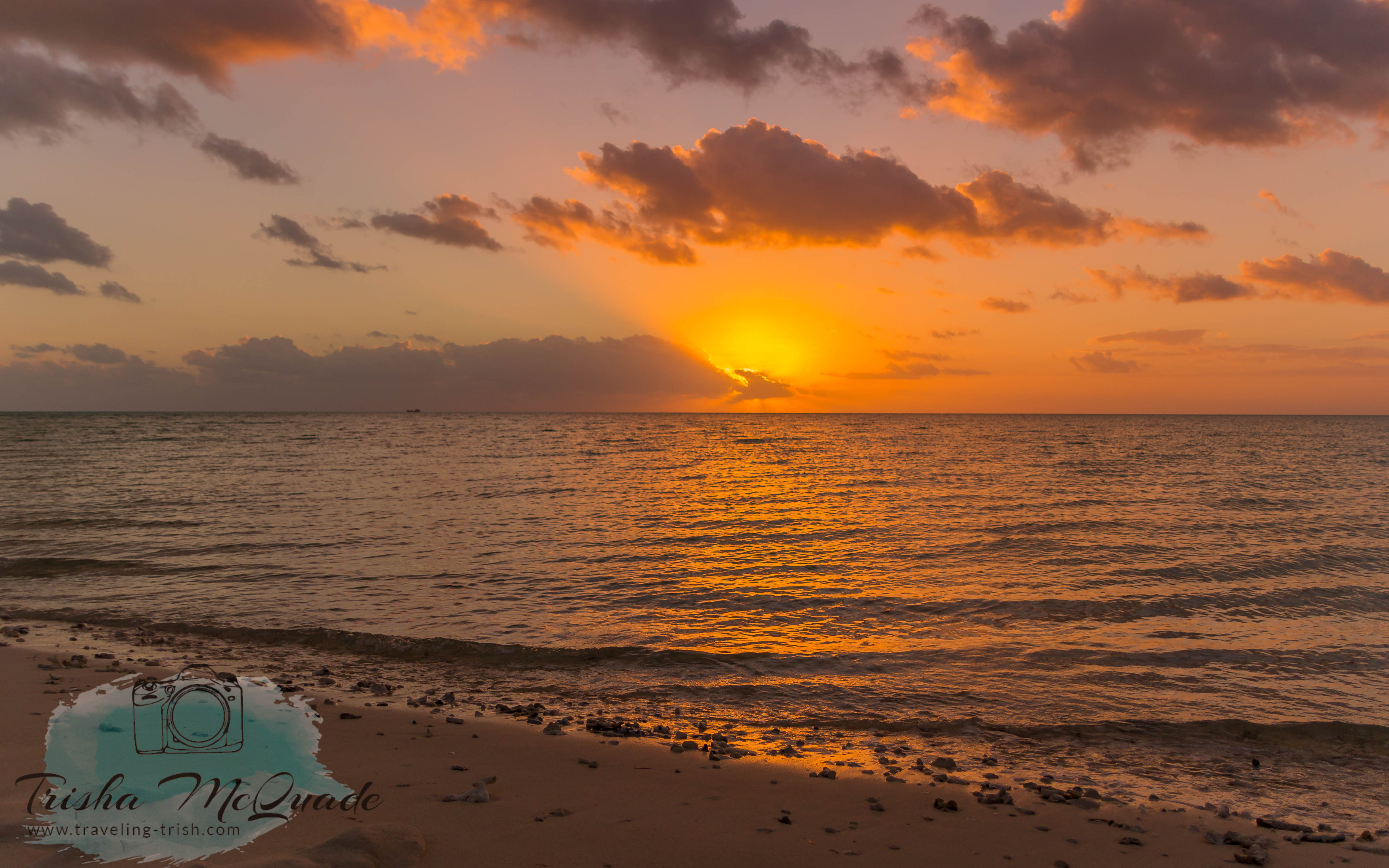 Sunset glows