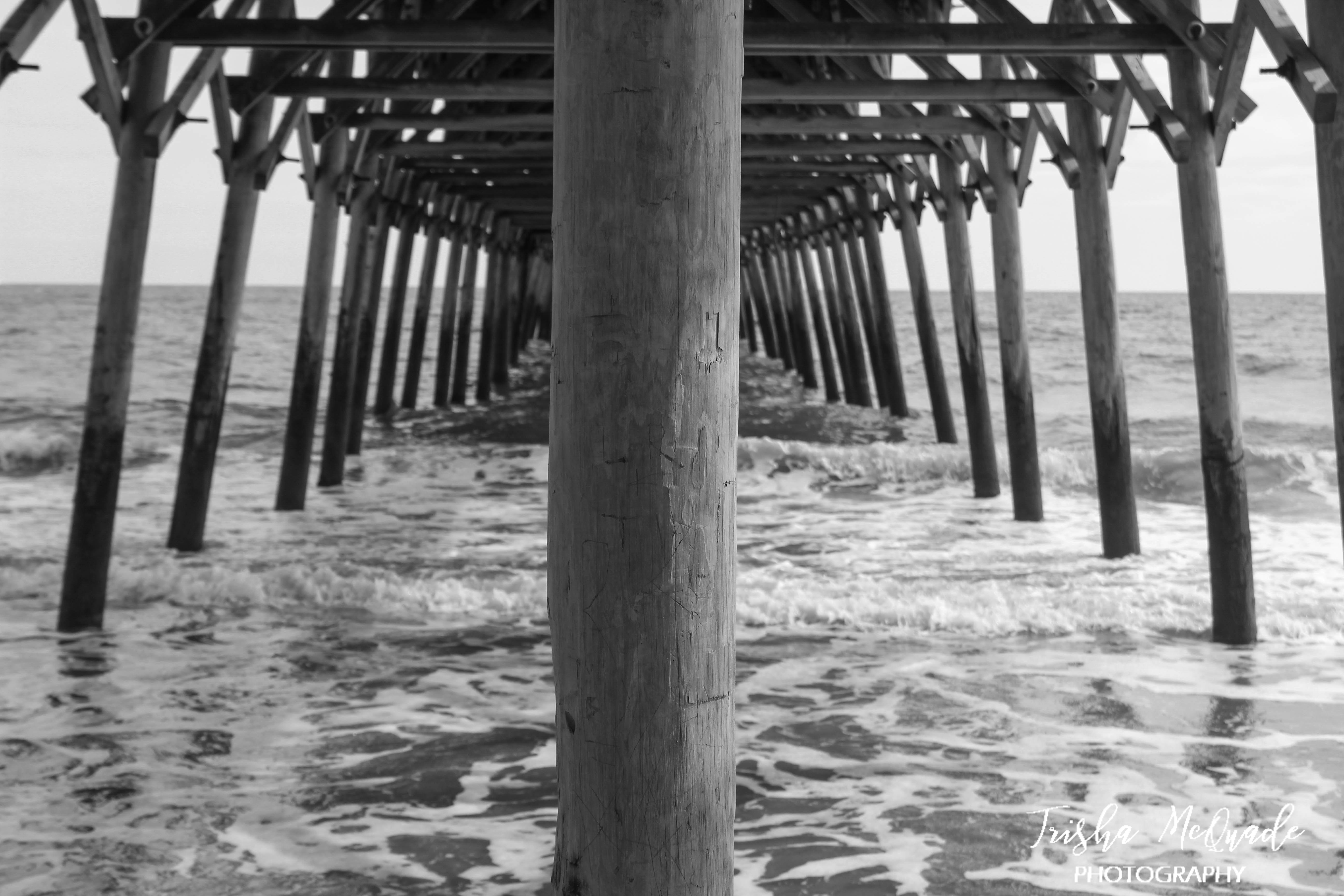 B&W Pier Shot