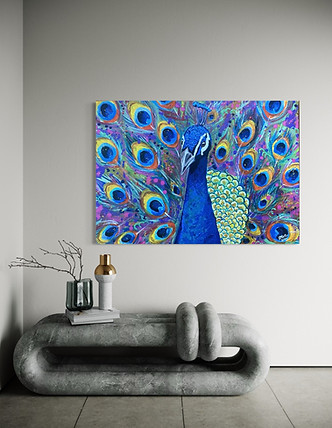 Exquisite feathers poster