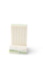 Cream and Green Natural Soap Bars