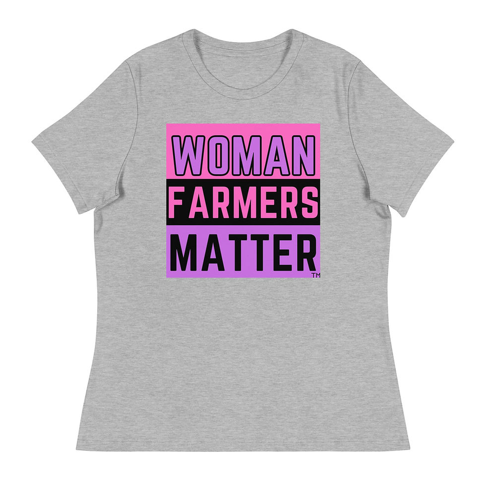 Thumbnail: Woman Farmers Matter Relaxed T-Shirt