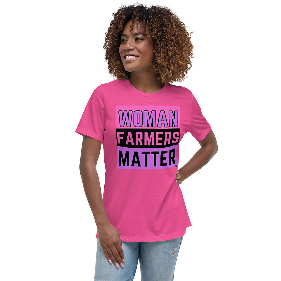 Thumbnail: Woman Farmers Matter Relaxed T-Shirt