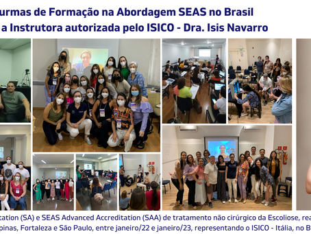 Mais uma turma de formação no tratamento não cirúrgico da Escoliose