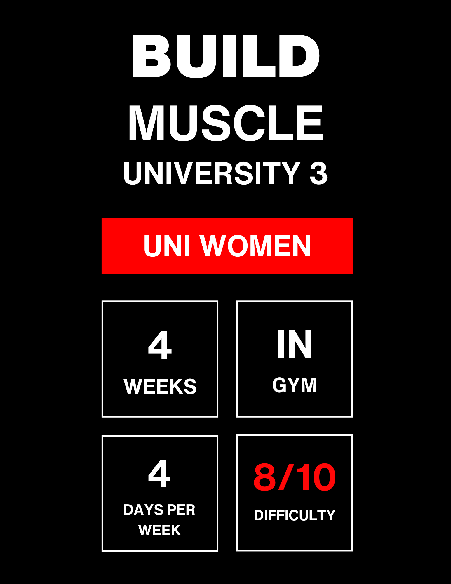 Build Muscle Uni Women #3