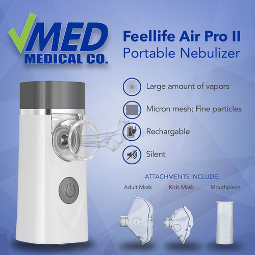 Feellife Air Pro II Handheld Mesh Nebulizer VMed Medical