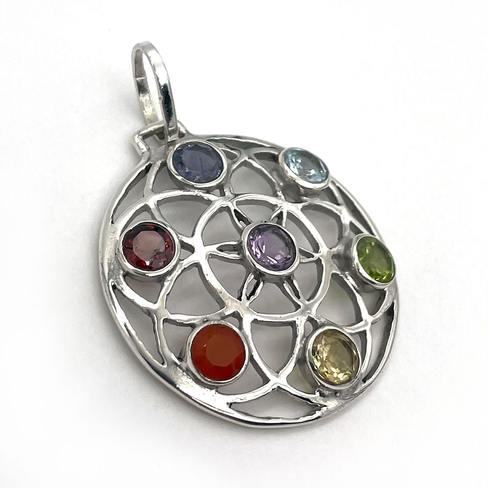 Thumbnail: Silver Chakra Pendant