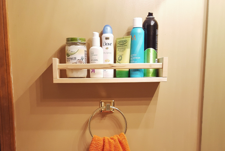 spice rack bathroom organization