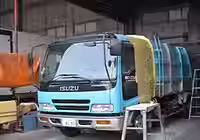 大型車の作業風景