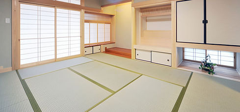 和風の部屋に新品の畳