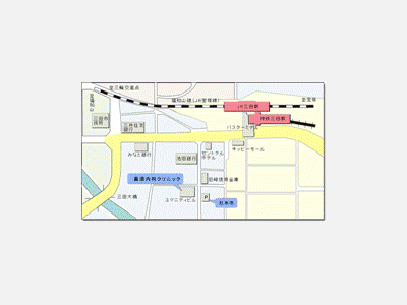黒須内科クリニックの地図