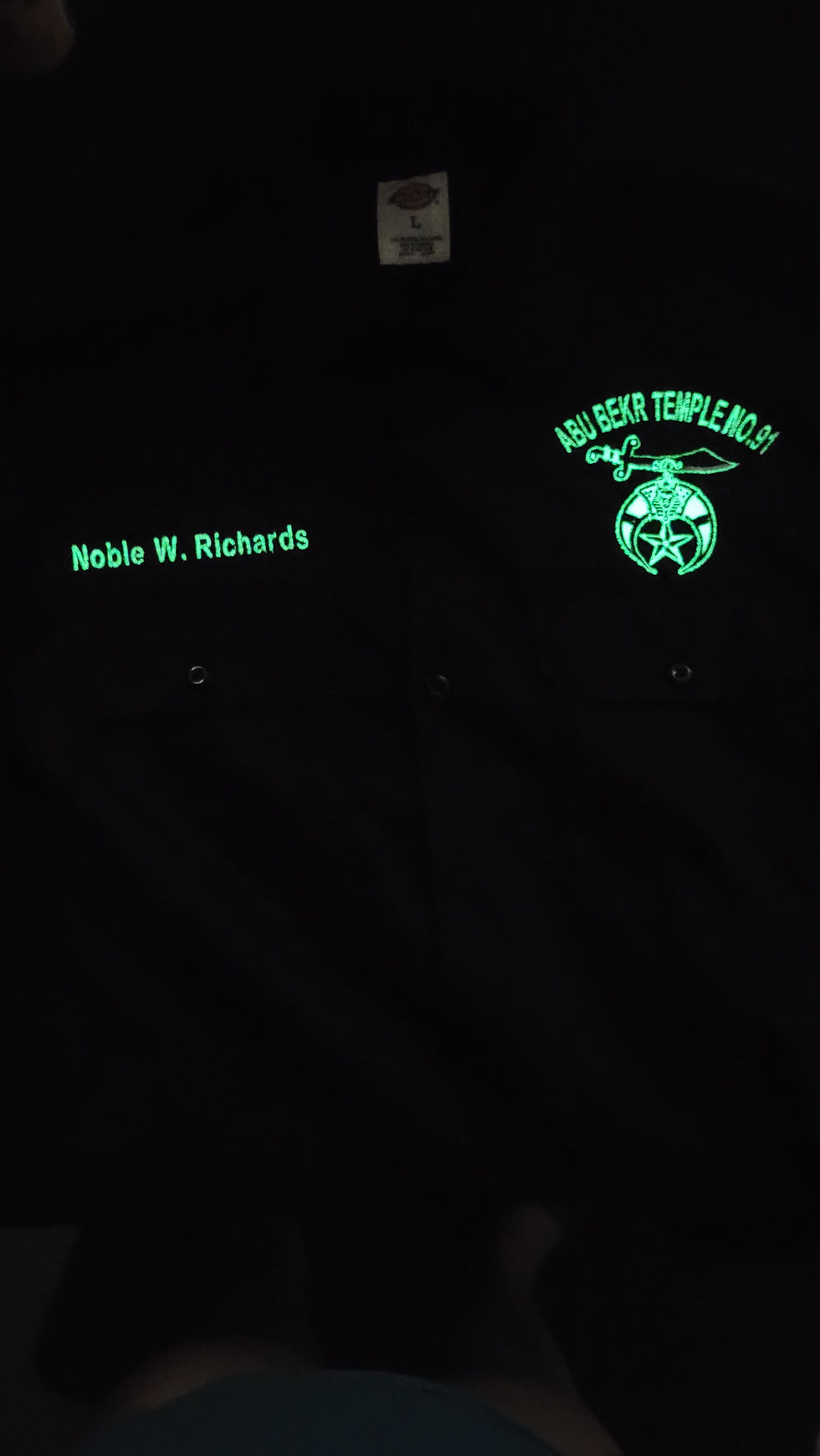 Thumbnail: Abu Bekr Temple Glow button down