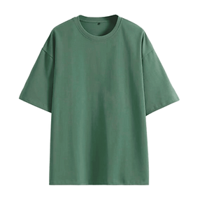 oversized Abschluss T-Shirt grün