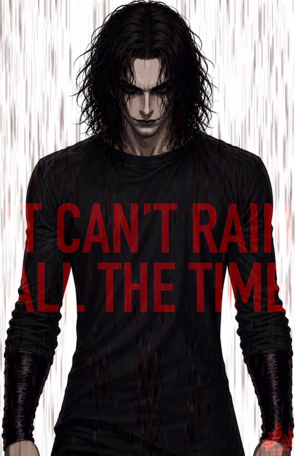 Eric Draven The Crow 11×17 art print by SFU Illustration