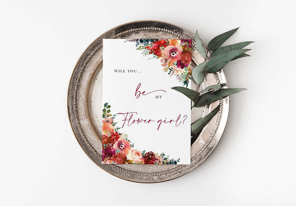 Thumbnail: Wild Love Will you be my...? Card