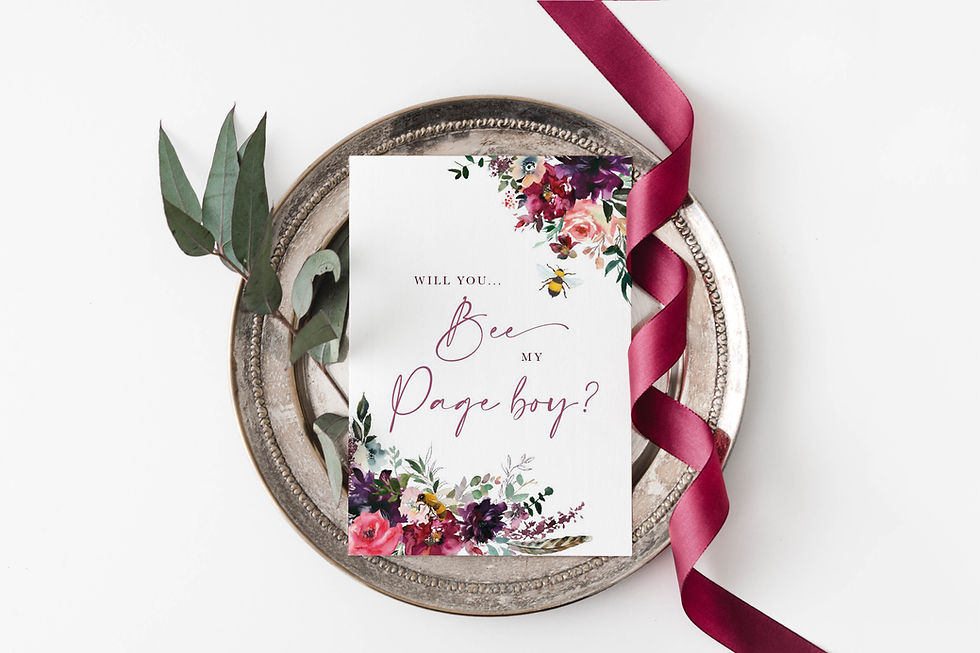 Thumbnail: Will you BEE my...? Boho Style