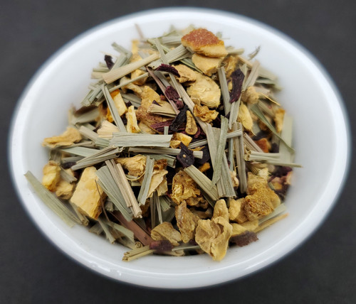 Pink Lemon Tea 1630 Tangy citrus and warm ginger | ela's tea