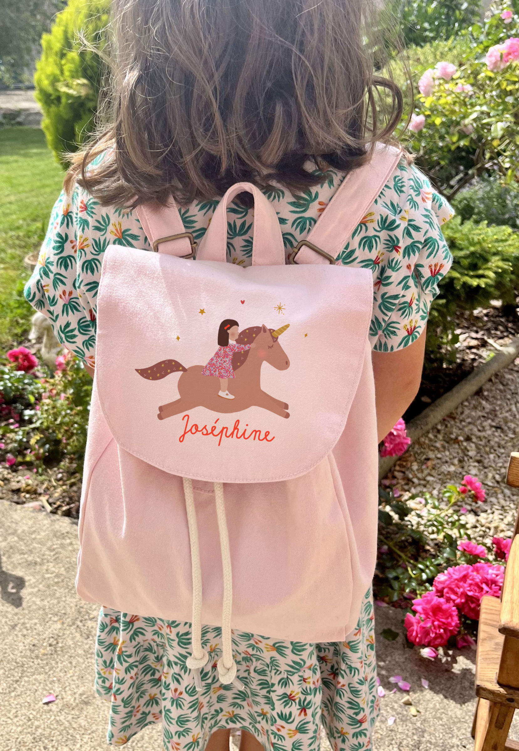 Sac à dos Rose Licorne