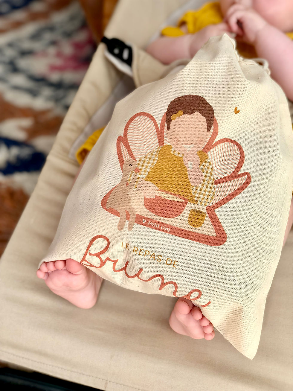 Miniature : Pochon repas bébé A table!