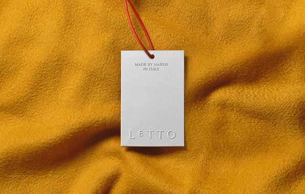 The elegant identity for Letto pays homage to Italy's generational craftsmanship