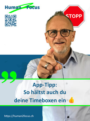 App-Tipp: So hältst auch du deine Timeboxen ein 👍